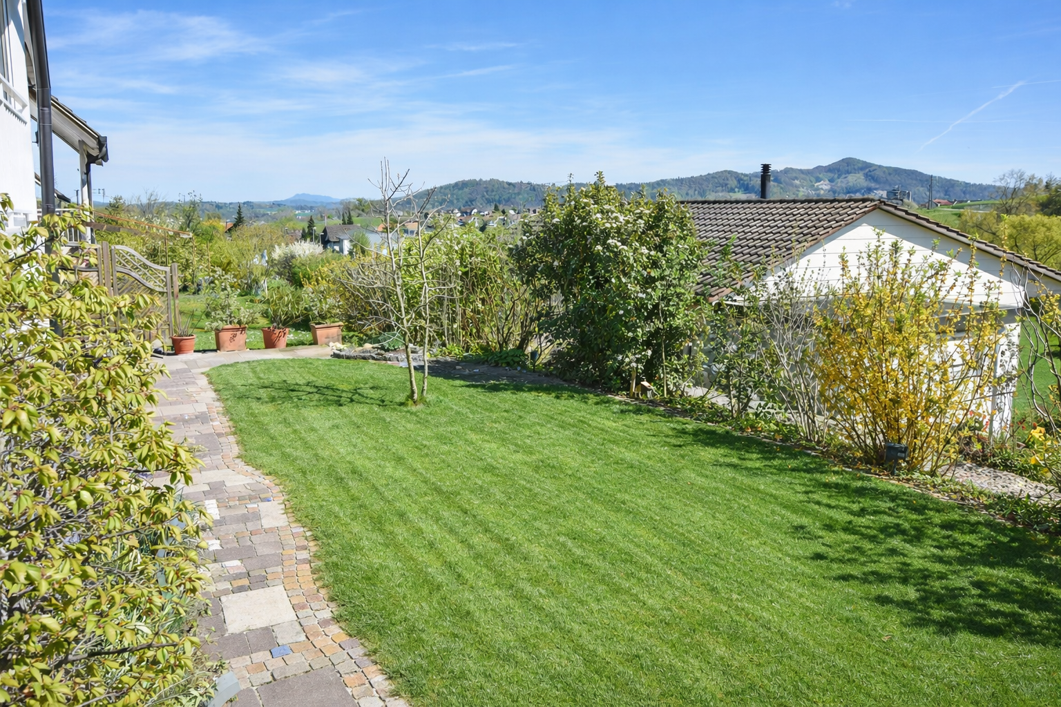 5.5 Doppelhaushälfte mit Wintergarten und Weitsicht in Oberflachs - Bild 3